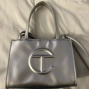 Silver XS Telfar Bag